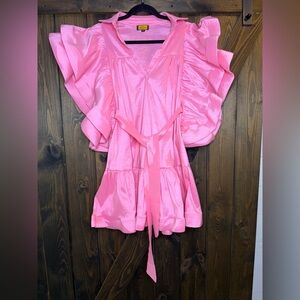 Love Highlight Mini Dress Butterfly Sleeves